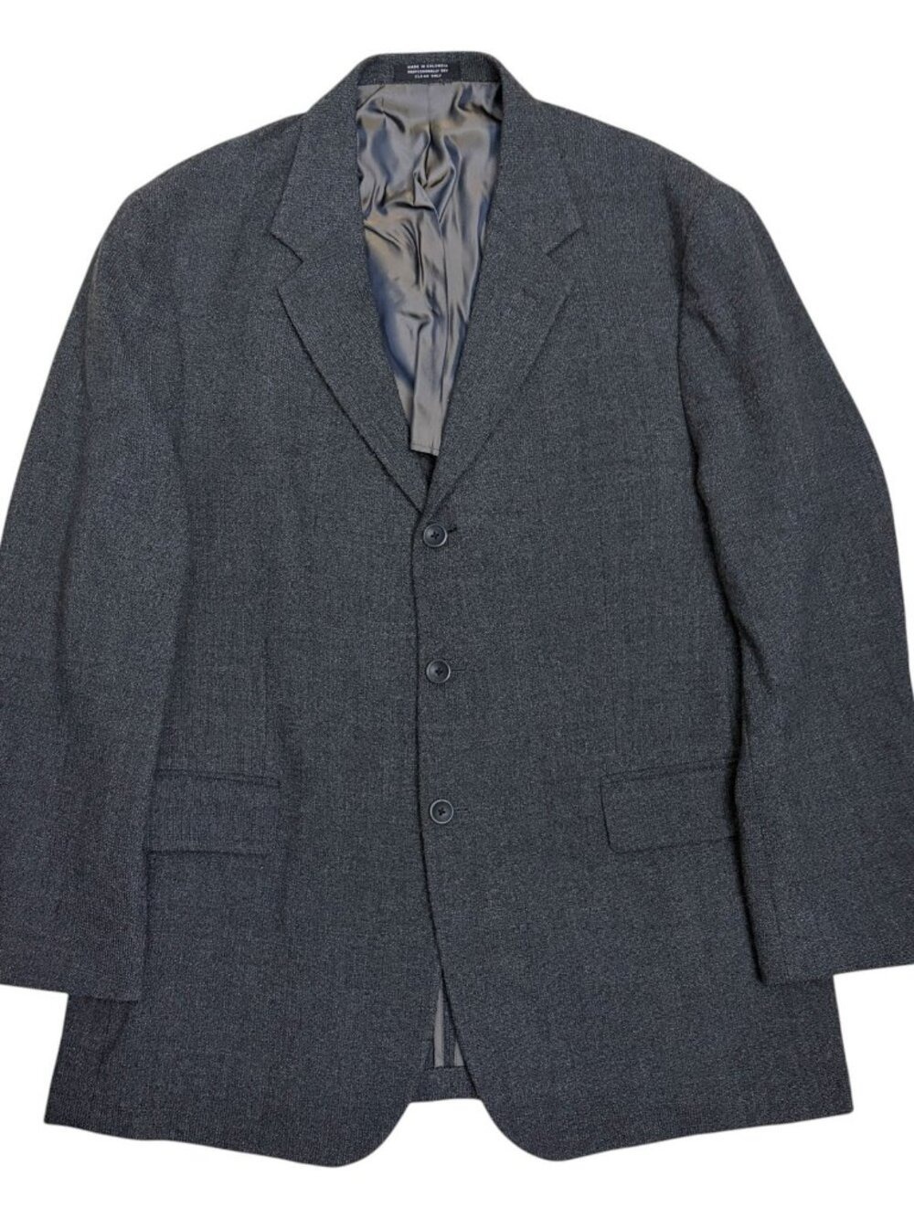 Oscar De La Renta Blazer Vintage Gray Luxury Wool Sport Coat Mens Large / 44R